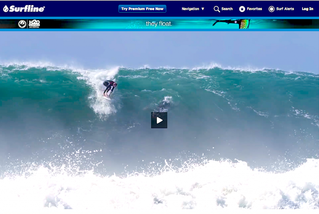 Oliver Kurtz, wave of the week, on Surfline and every other surf website…