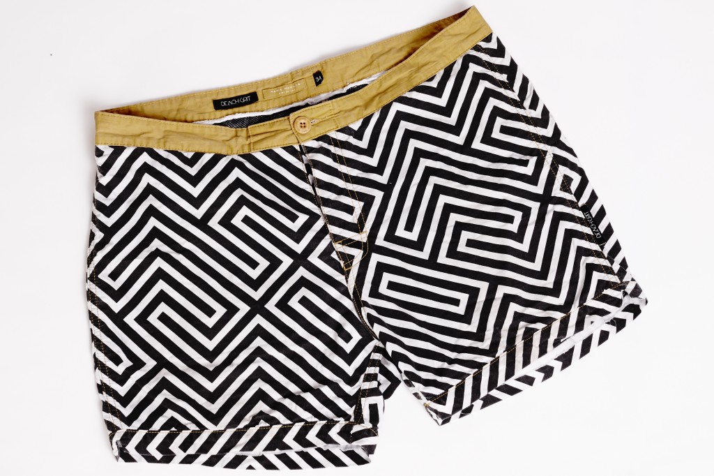 Front of Beach Grit surf trunks