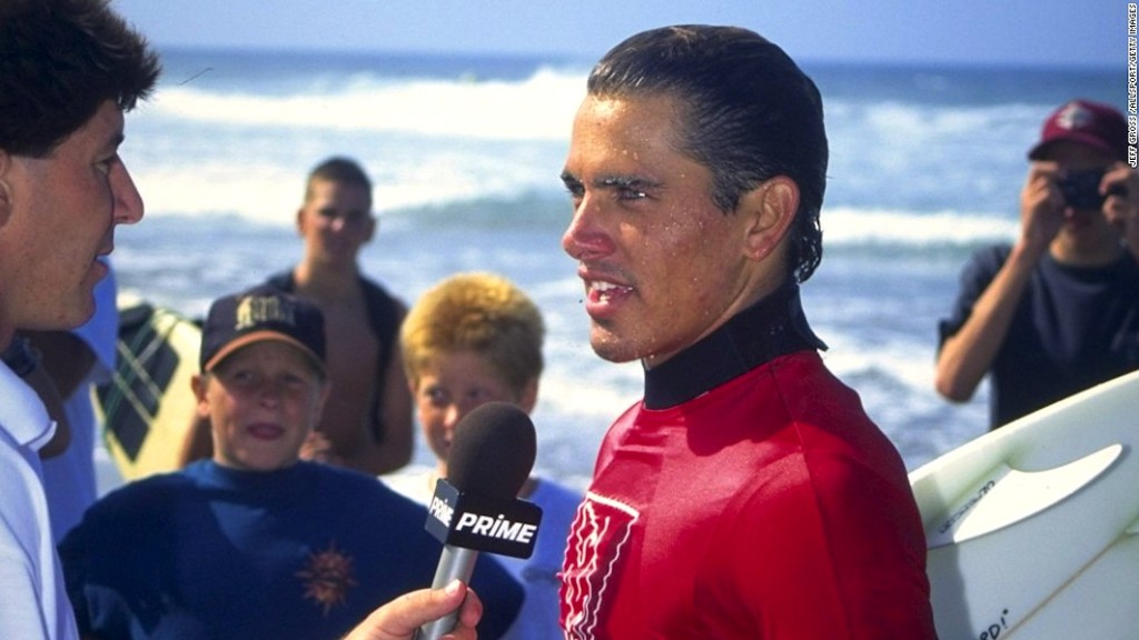 Kelly Slater interviews with CNN