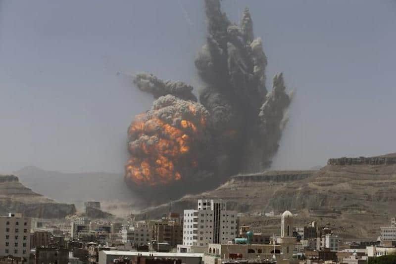 Sana'a, Yemen and random Saudi death from above.
