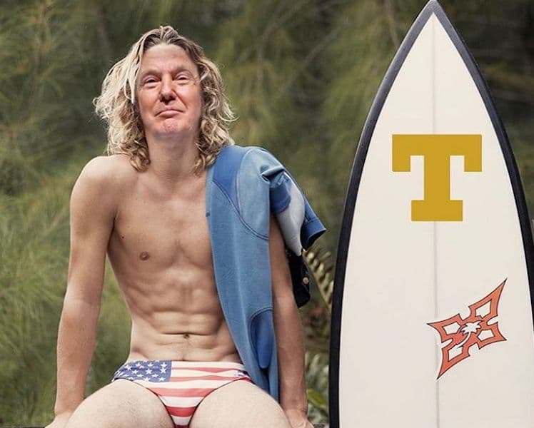 Trump surfer