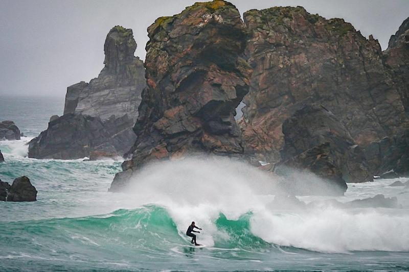 Scottish surf (pictured) looks like Oregon!
