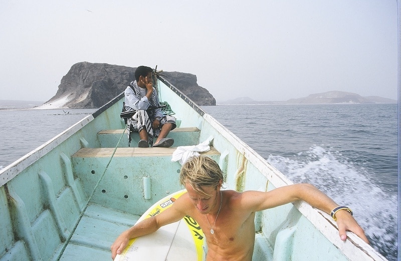 Yemeni style boat trip. Near Aden.