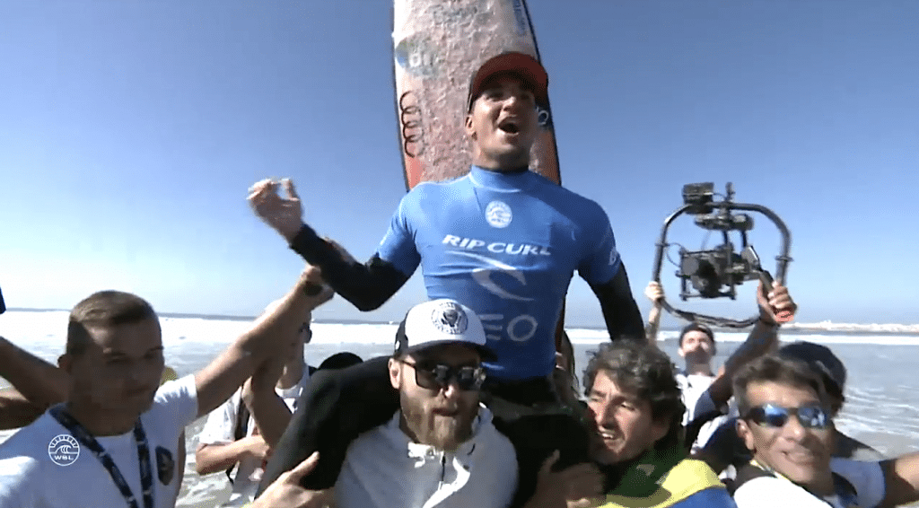 Gabriel Medina Wins Portugal