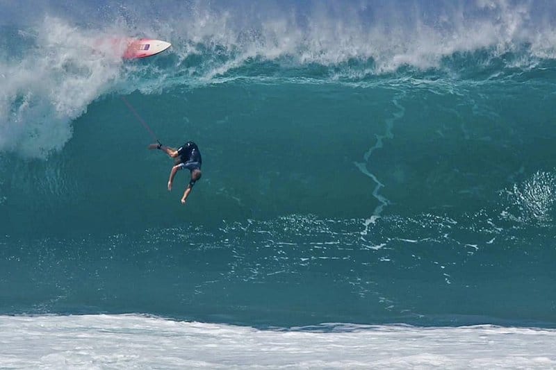 Jamie O'Brien, who has broken both his legs at Pipeline, is not afraid to push a little harder.