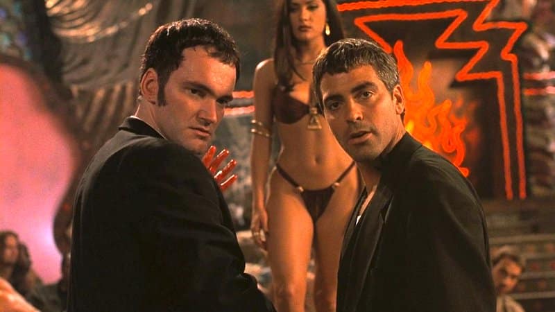Quentin Tarantino (left) and George Clooney practicing cultural imperialism in Mexico.
