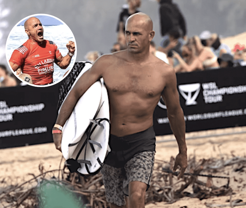 Surf fans bite nails down to nubs as living legend Kelly Slater hovers just below the dreaded cut line heading into Bells Beach!