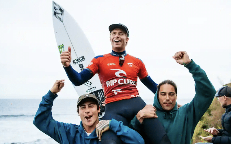 Ewing (pictured) riding high. Photo: WSL