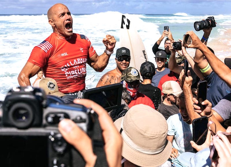 Slater (pictured) elated. Photo: WSL
