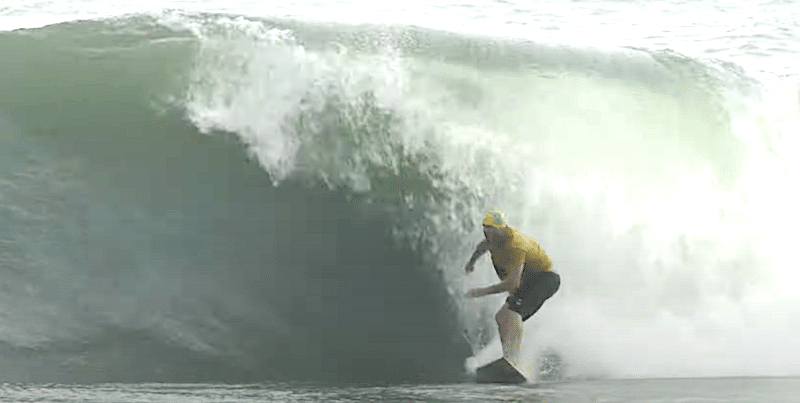 Dane Reynolds surfing in Mexico after head injury