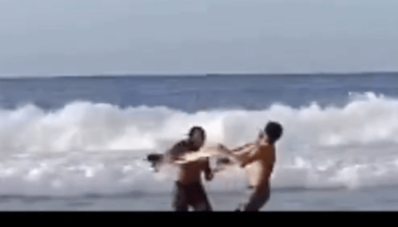 Surf fight in Brazil goes viral