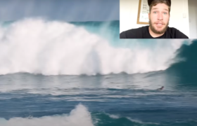 Nathan Florence gives advice on how to duckdive big waves