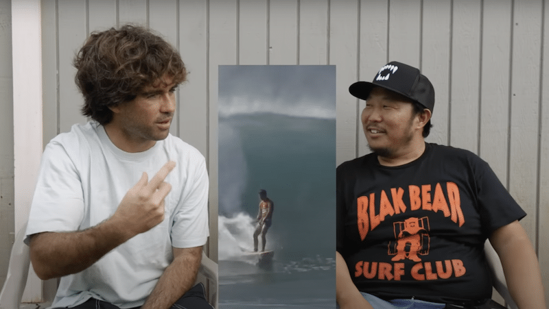 Mason Ho (left) and Burger. Shunned by the "Global Home of Surfing." Photo: Blak Bear Surf Club