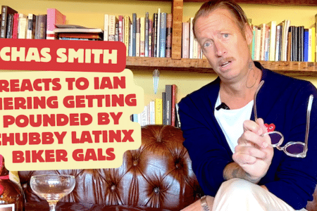 Chas Smith reacts to Ian Ziering and his street brawl