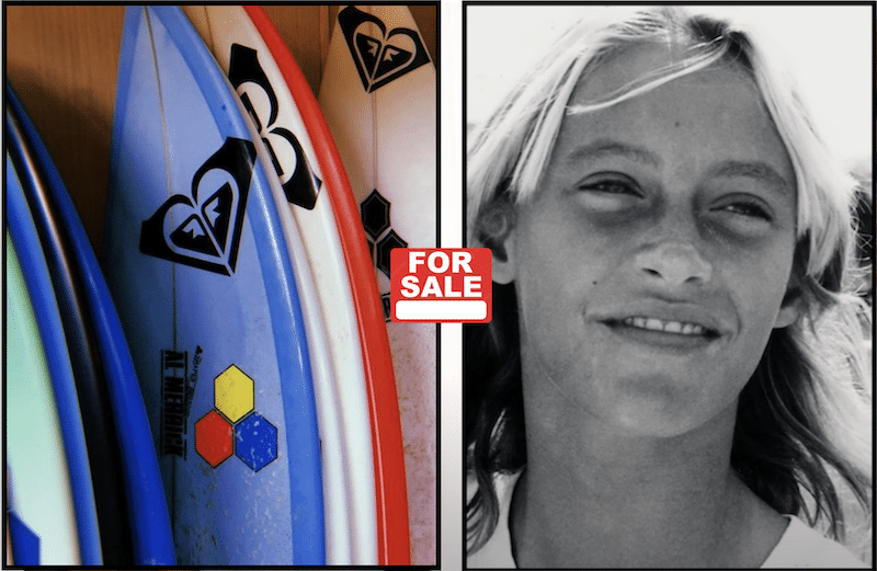 Lisa Andersen sells surfboard collection