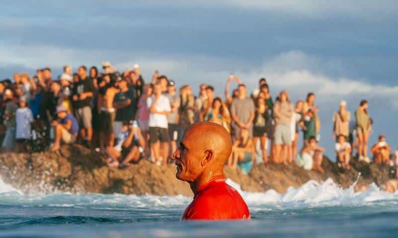 World champs exhibition heat at Snapper Rocks surf major “transcends competition”