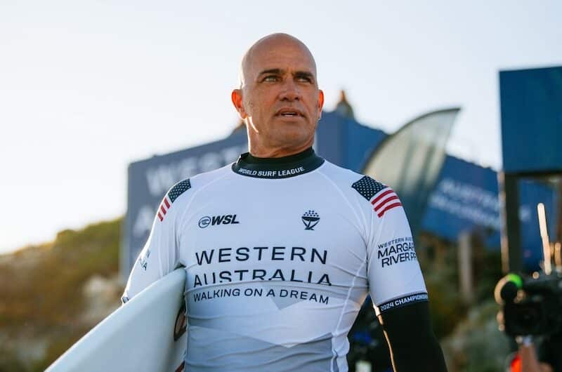 Kelly Slater (pictures) stares into the outer unknown.