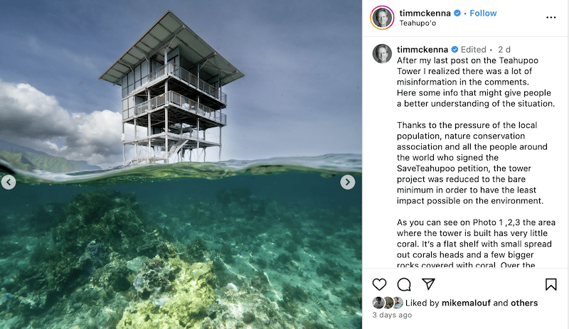 Paris 2024 organisers reveal state-of-the-art collapsible $5 million judging tower at Teahupoo, Tahiti