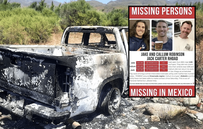Surfers murdered in Baja for the tyres on their Chevy Colorado pickup, say police