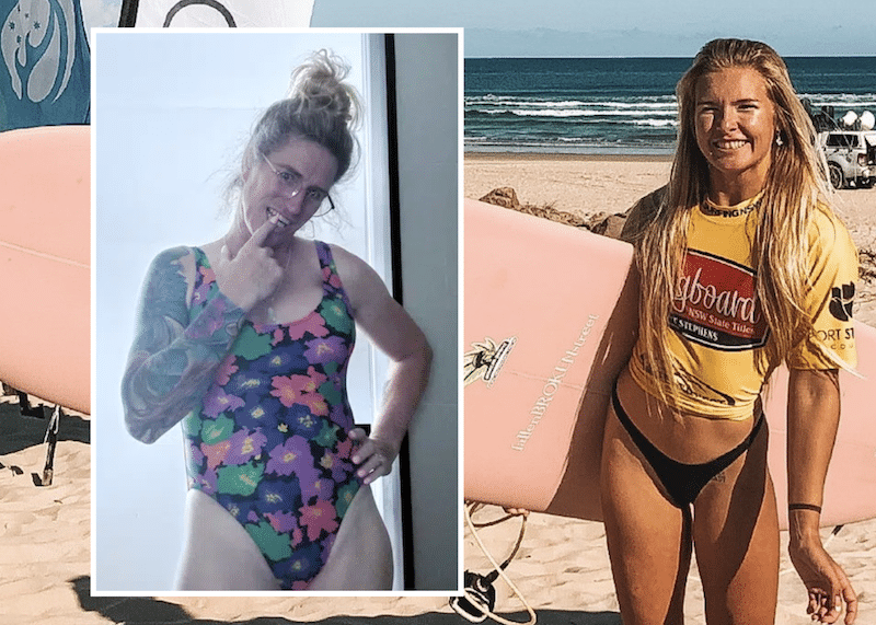 Pushback against trans-women in competitive surfing continues as top surfer says, “Sasha’s knocked me out of contention for an Australian title… twice!”