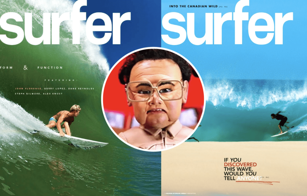 Surfer magazine bans political opinion