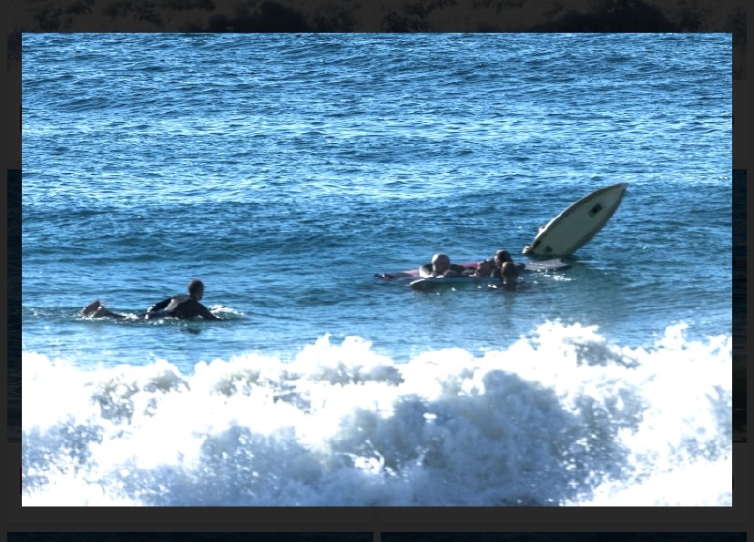 Surfers go to aid of injured surfer at D-Bah
