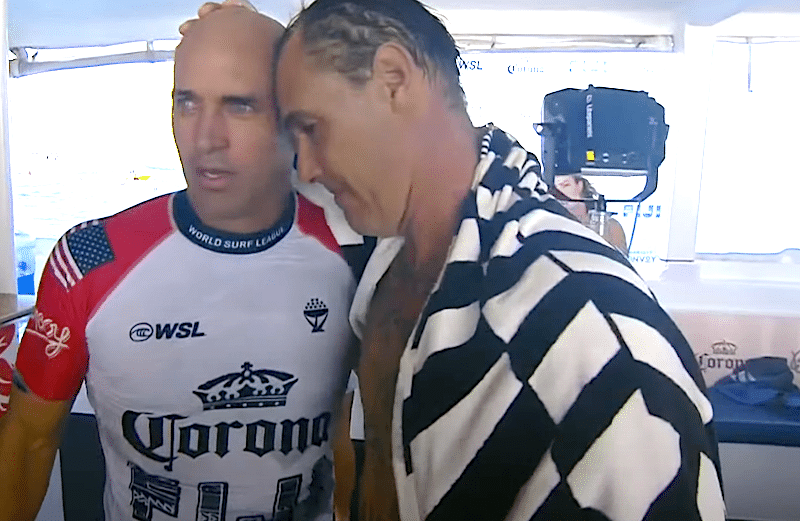 Kelly Slater is heartbroken after shock loss in Fiji, announcing: “The last heat I will ever surf at Cloudbreak.”