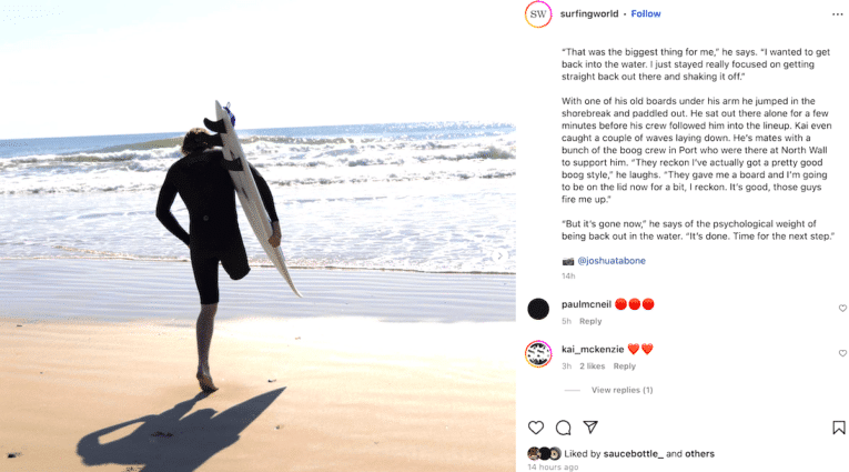 Pro surfer Kai Mckenzie who lost leg to Great White just went surfing at the same place he got attacked