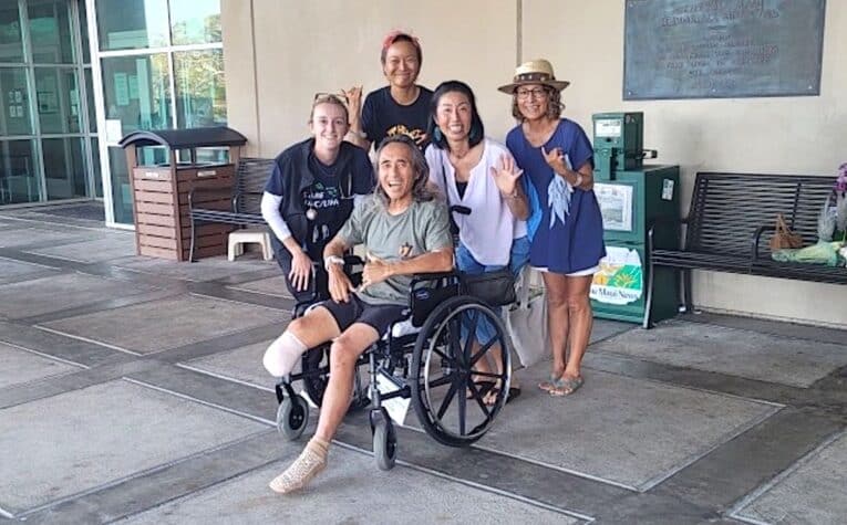 Maui surfer butchered by tiger shark released from hospital as gofundme hits $100k