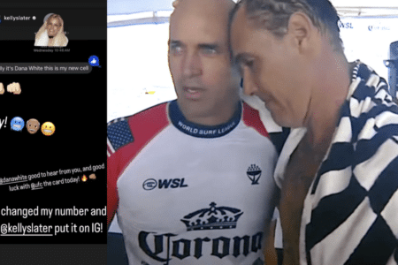 Kelly Slater and Dana White