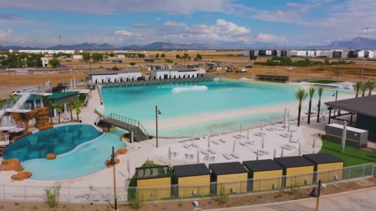 New Arizona wave pool reveals ridiculously low energy, water needs!