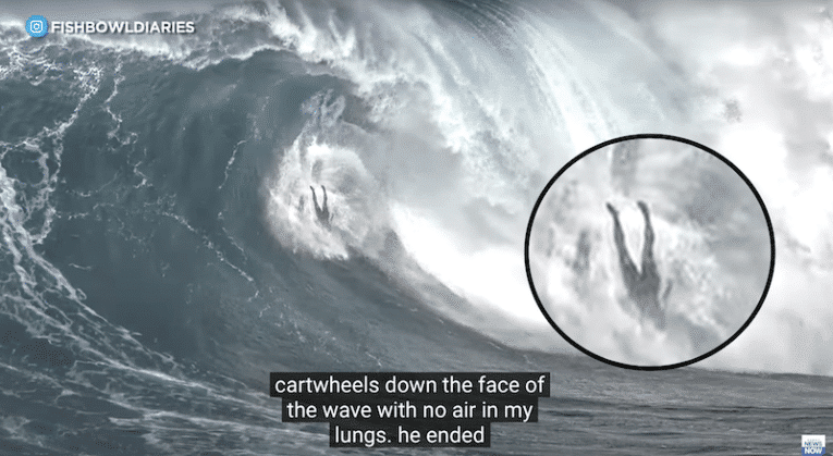 Maui hellboy describes nightmare tumble after Jaws wipeout goes viral!