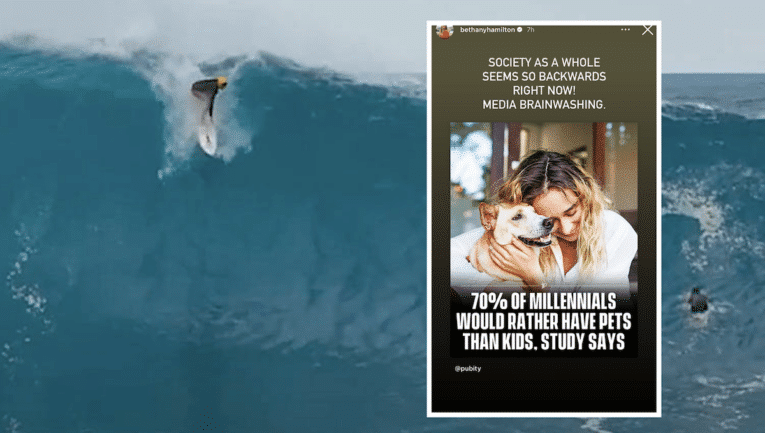 Lightning rod surfer Bethany Hamilton pushes extreme-right “family” agenda to 2.4 million followers