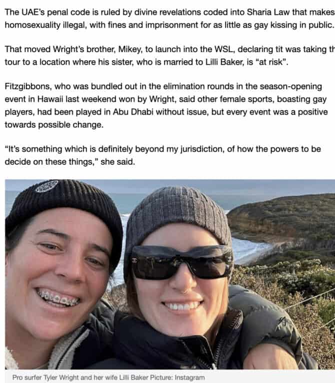Online Sleuth Reveals Murdoch Tabloid Used Exact Same Wording As Beachgrit In Tyler Wright Abu Dhabi Story 2 News. Com. Au copies beachgrit. Com
