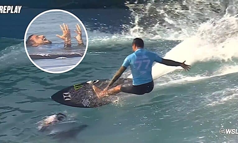 Filipe Toledo eliminated from Surf Abu Dhabi Pro after collision with photographer