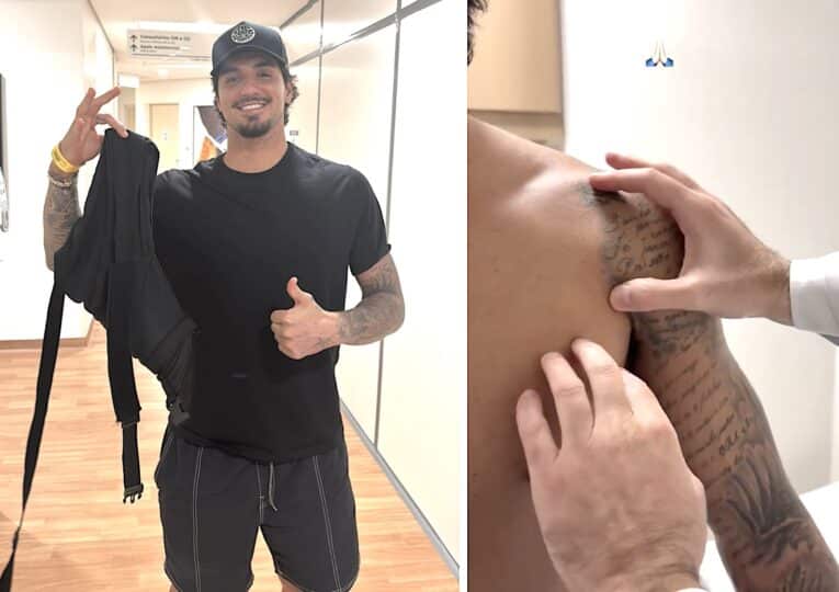 Gabriel Medina shares important update on return to surfing tour post-chest surgery