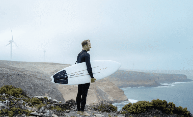 Josh Kerr hailed as environmental savior after making ten surfboards from recycled wind turbine blades!