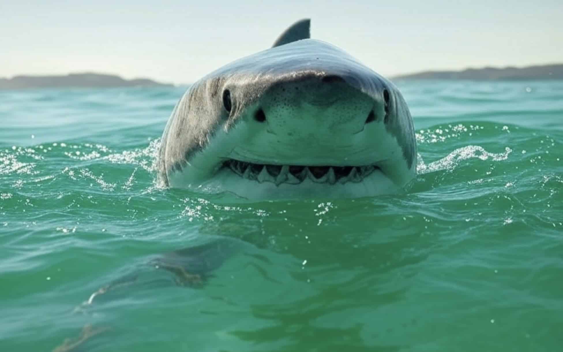 Surfer killed in chest-deep water by Great White shark at 