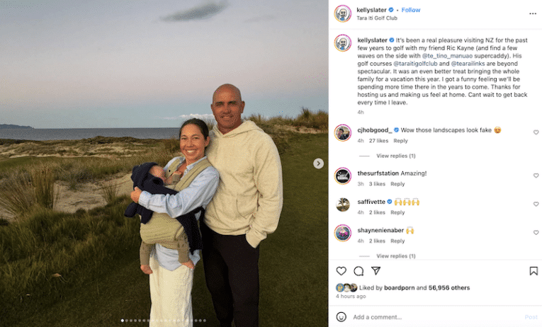 Photo: @kellyslater Instagram