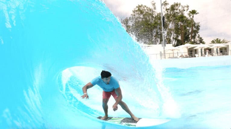 Bruce Irons (pictured) in Coachella-adjacent.