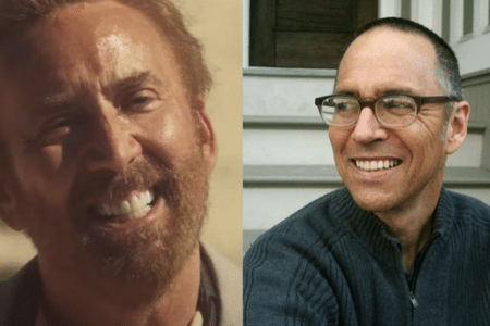 Cage (left) and his childhood nightmare.