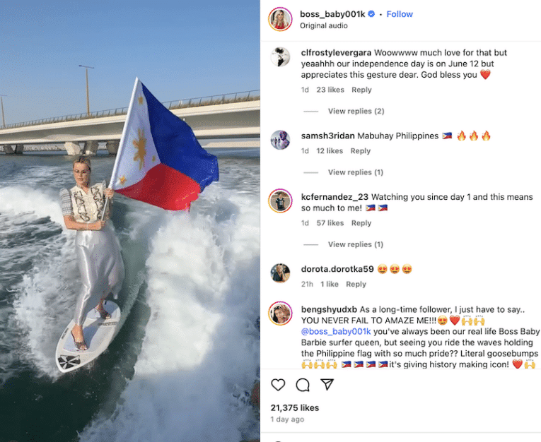 “Surfing Barbie” sparks outrage for Filipina cosplay
