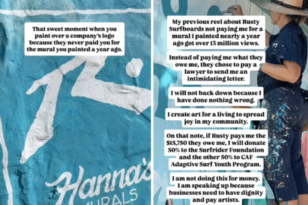Rusty Surfboards Inc v Hanna Daly