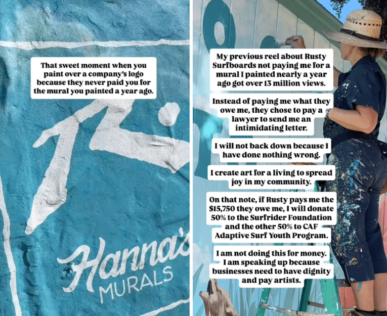 Devastating new turn in case of Rusty Surfboards Inc v California’s Mural Queen