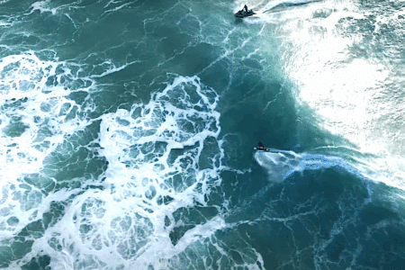 The Ravik Jetboard at Nazare