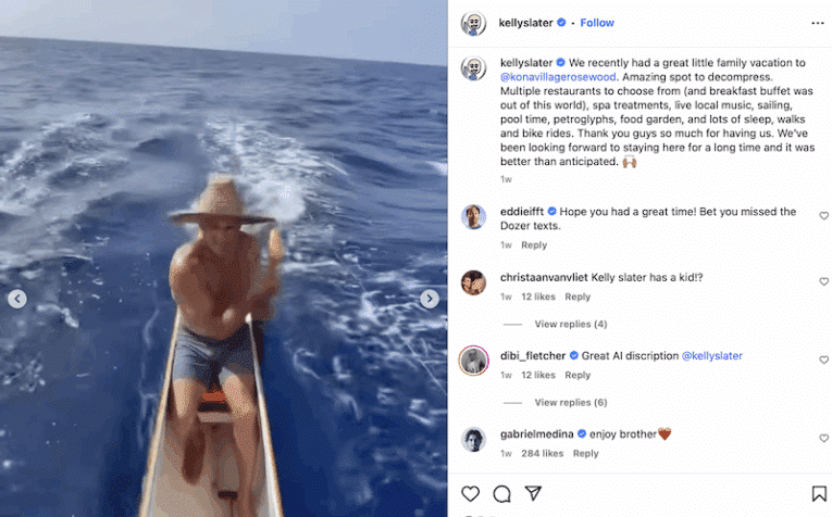 Surfing’s grand matriarch blasts Kelly Slater over robotic writing style