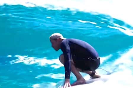 Prince Harry at Kelly Slater wavepool