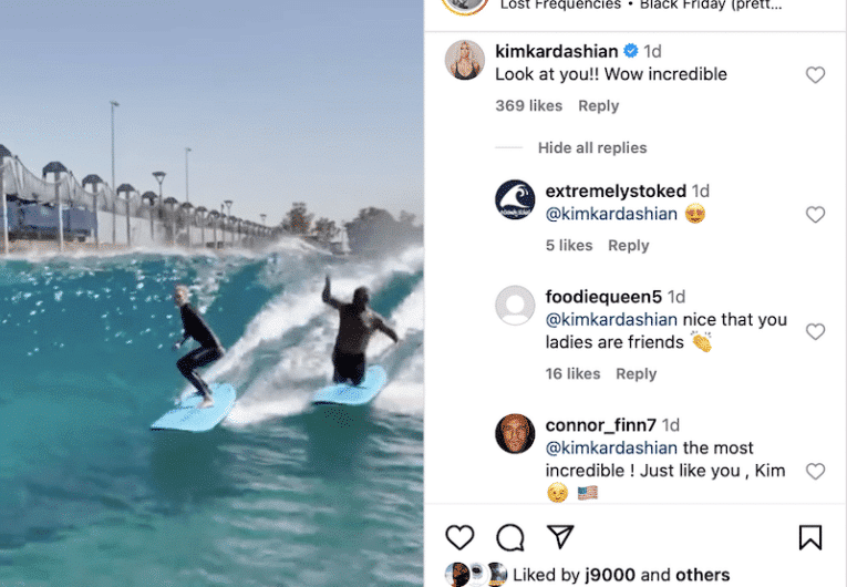 Ivanka Trump surfing with Tahitian Raimana van Bastolaer