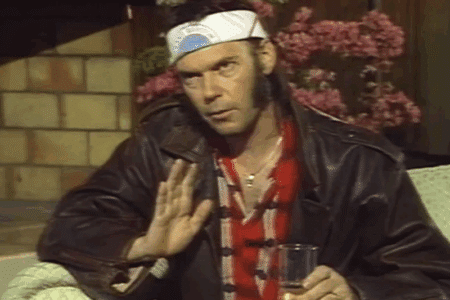 Neil Young (pictured) pre-suit.