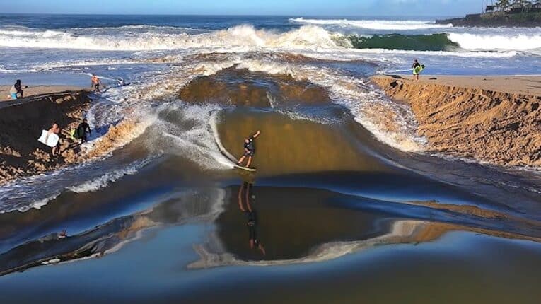 Jamie O'Brien river wave
